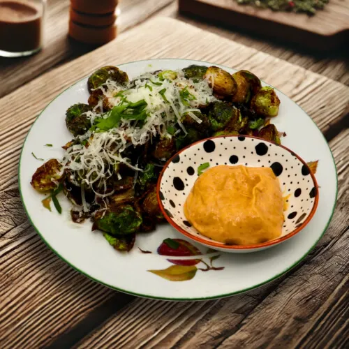 Flash Fried Brussels Sprouts