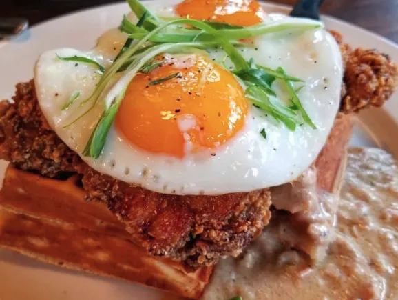 Fried Chicken, Eggs & Waffles