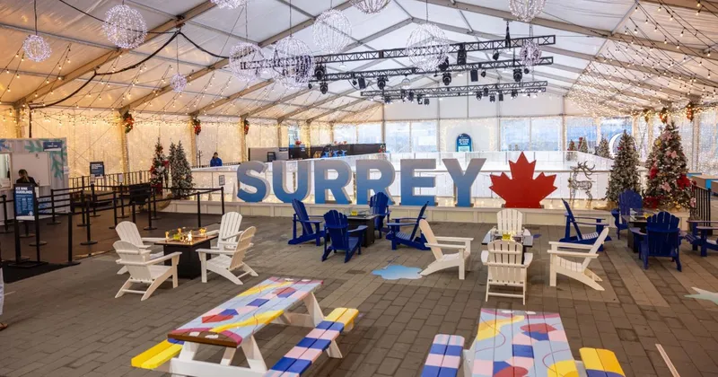 Surrey Civic Plaza Outdoor Skating