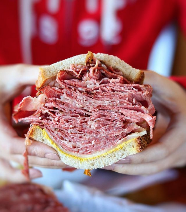 Montreal Smoked Meat Sandwich